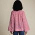 Women's Voile Tie Neck Poet Blouse, Back