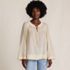Women's Voile Tie Neck Poet Blouse, Front