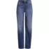 Women's Tall Soft Denim Mid Rise Relaxed Straight Leg Jeans, Front