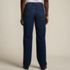 Women's Soft Denim Mid Rise Relaxed Straight Leg Jeans, Back