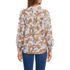 Women's Voile Shirred Trim Insert Shirt, Back