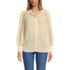 Women's Voile Shirred Trim Insert Shirt, Front