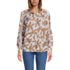 Women's Voile Shirred Trim Insert Shirt, Front