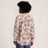 Women's Voile Shirred Trim Insert Shirt, Back