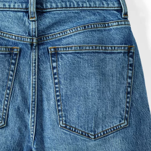 Women's Soft Denim Relaxed Barrel Leg Ankle Jeans, alternative image