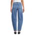Women's Soft Denim Mid Rise Relaxed Barrel Leg Ankle Jeans, Back