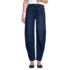 Women's Soft Denim Mid Rise Relaxed Barrel Leg Ankle Jeans, Front
