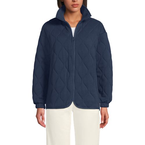 Women's RainDefense Serious Sweats Quilted Full Zip Jacket, Front