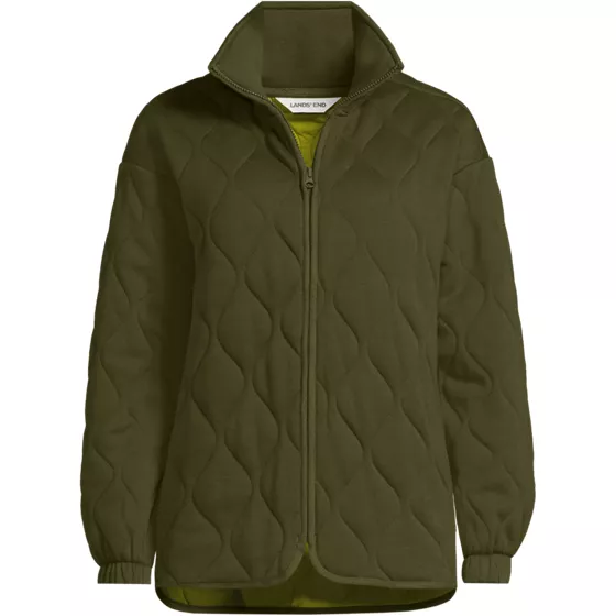 Women's RainDefense Serious Sweats Quilted Full Zip Jacket - primary