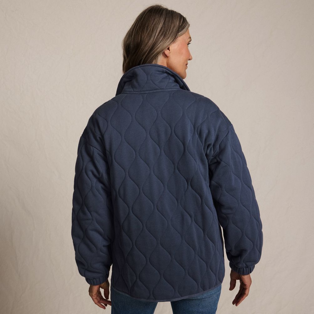 Women's RainDefense Serious Sweats Quilted Full Zip Jacket | Lands