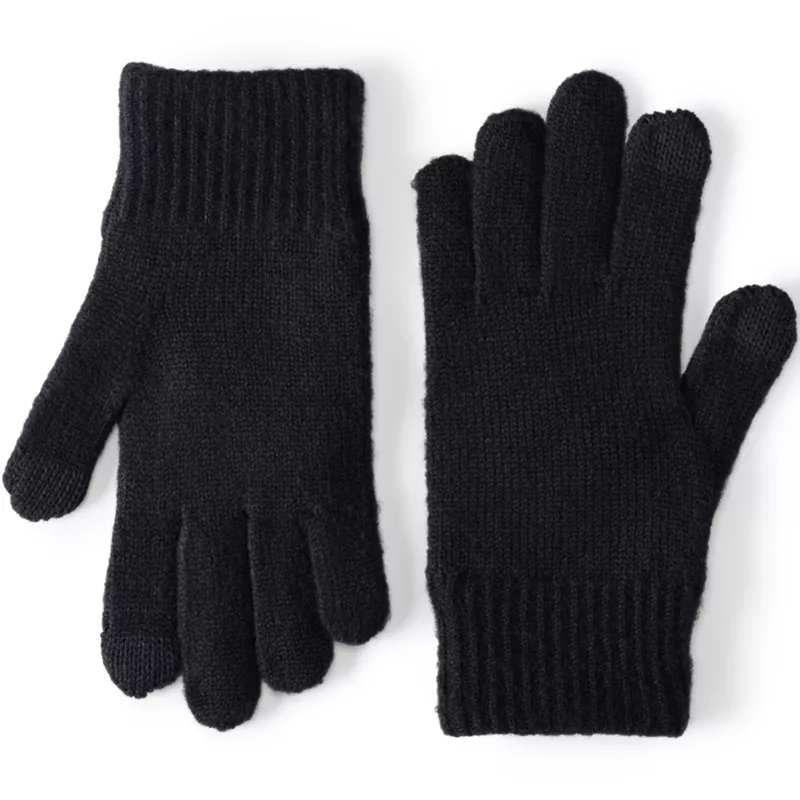 Men's CashTouch Knit Gloves, Front
