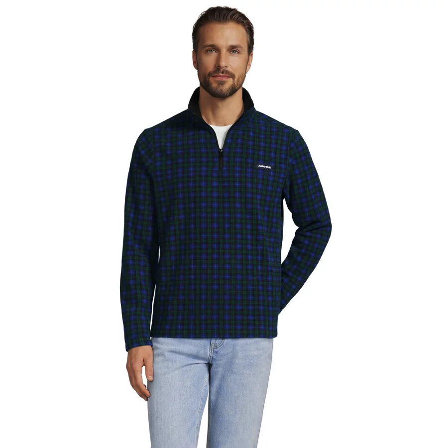 Men's Anyweather Fleece Print Quarter Zip Pullover view 2