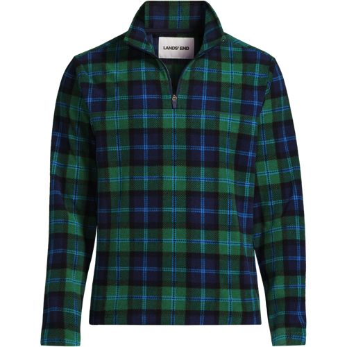 Men's Cotton Drifter Saddle Crewneck Shaker Sweater | Lands' End