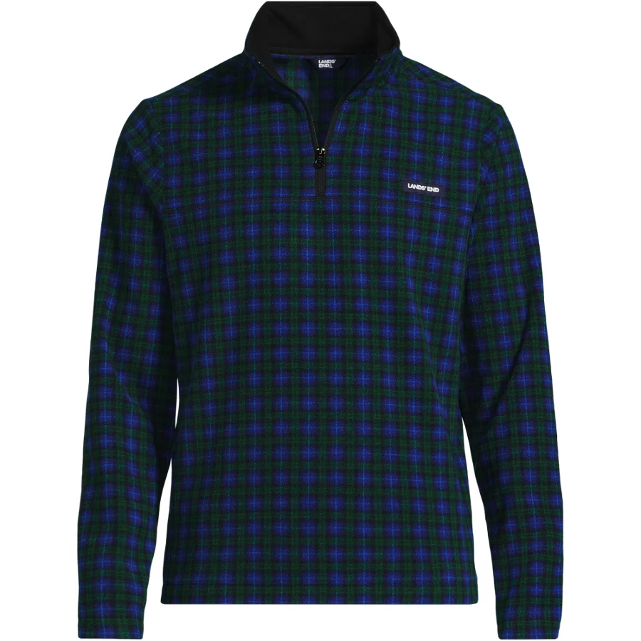 Men's Anyweather Fleece Print Quarter Zip Pullover view 4