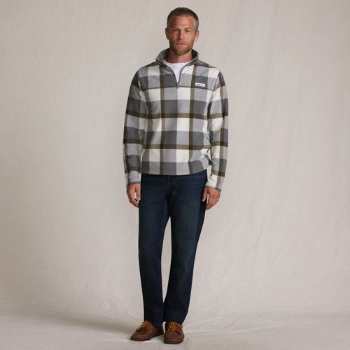 │UNIVERSAL CHEMISTRY│ Gwidali hat BKThunder Beige Fleece E Men's Katahdin Fleece, Full-Zip