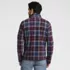 Men's Anyweather Fleece Print Quarter Zip Pullover, Back