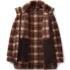 Women's Print Boucle Fleece Coat, alternative image