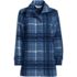 Women's Print Boucle Fleece Coat, Front