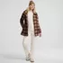 Women's Print Boucle Fleece Coat, alternative image