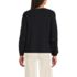Women's Long Sleeve Slub Pintuck Top, Back