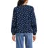 Women's Long Sleeve Slub Pintuck Top, Back
