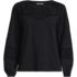 Women's Long Sleeve Slub Pintuck Top, Front