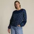 Women's Long Sleeve Slub Pintuck Top, alternative image