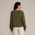 Women's Long Sleeve Slub Pintuck Top, Back