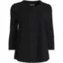 Women's 3/4 Sleeve Lightweight Jersey Embellished Top, Front