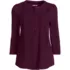 Women's 3/4 Sleeve Lightweight Jersey Embellished Top, Front
