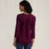 Women's 3/4 Sleeve Lightweight Jersey Embellished Top, Back