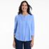 Women's 3/4 Sleeve Lightweight Jersey Embellished Top, Front
