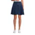 Women's Lightweight Denim Mid Rise Pleated Above the Knee Skirt, Front