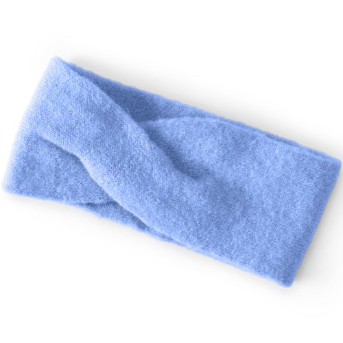 Women's Brushed Twist Headband - Lands' End - Blue