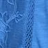 Women's Slub Flutter Sleeve Lace Trim Notch Neck Tunic Top, alternative image