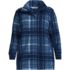 Women's Plus Size Print Boucle Fleece Coat, Front