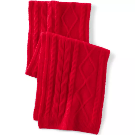 Women's CashTouch Cable Knit Scarf - primary