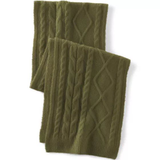 Women's CashTouch Cable Knit Scarf - primary