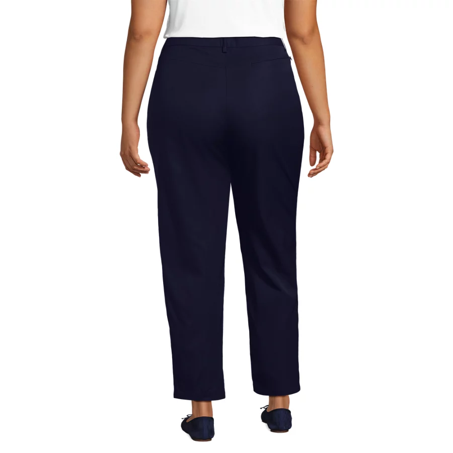 School Uniform Women's Performance Chino Straight Leg Pants view 3