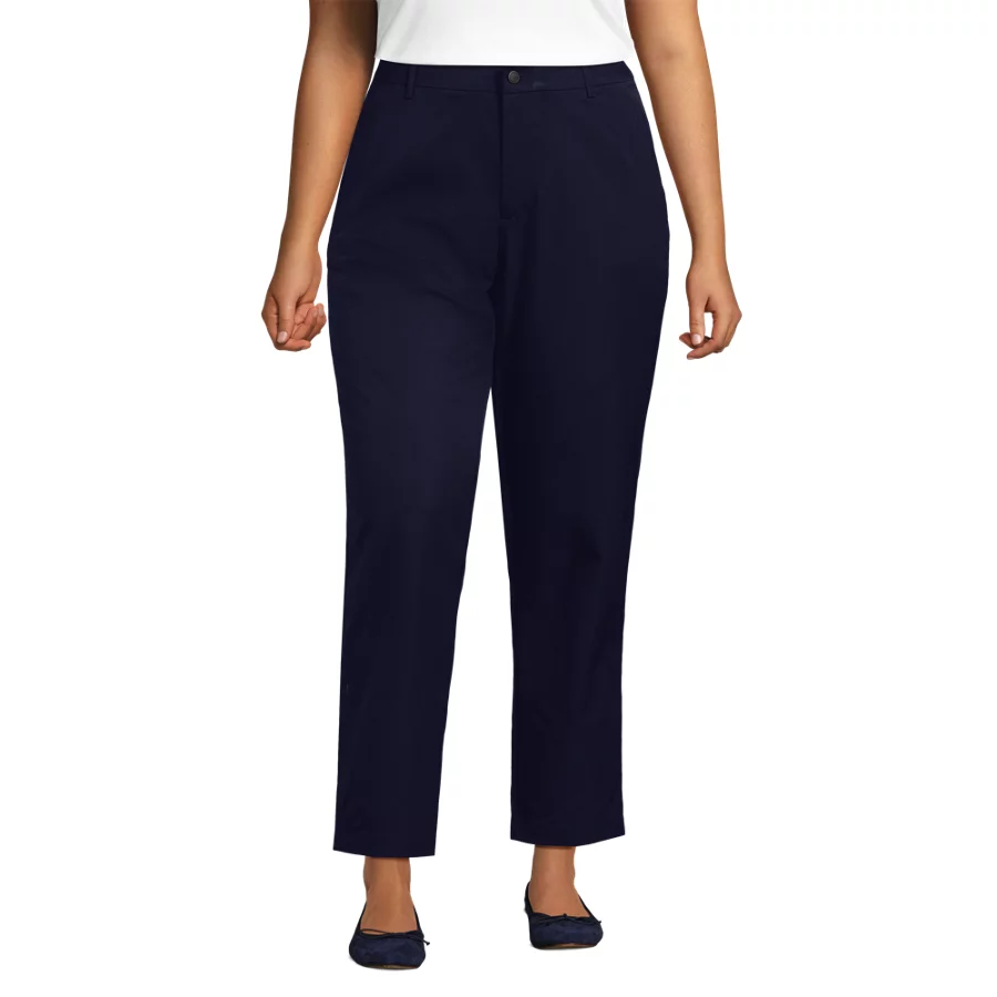 School Uniform Women's Performance Chino Straight Leg Pants view 5