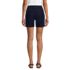 Women's Soft Denim High Rise 7" Pleated Trouser Shorts, Back