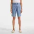 Women's Soft Denim High Rise 7" Pleated Trouser Shorts, Front