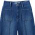 Women's Recover Denim High Rise Patch Pocket Extra Wide Leg Crop Jeans, alternative image