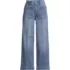 Women's Recover Denim High Rise Patch Pocket Extra Wide Leg Crop Jeans, Front