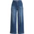 Women's Recover Denim High Rise Patch Pocket Extra Wide Leg Crop Jeans, Front