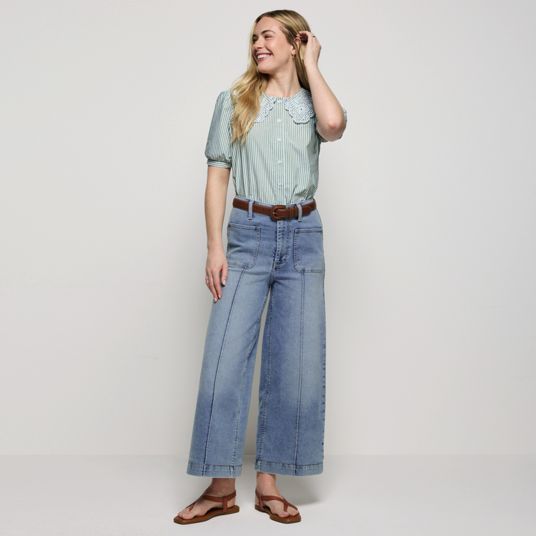 Capri & Cropped Jeans | Lands' End