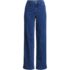 Women's Soft Denim High Rise Wide Leg Braided Jeans, Front