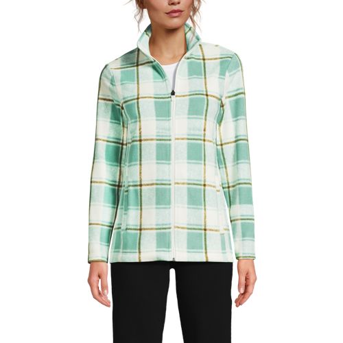 Women's Anyweather Fleece Full Zip Print Jacket, Front