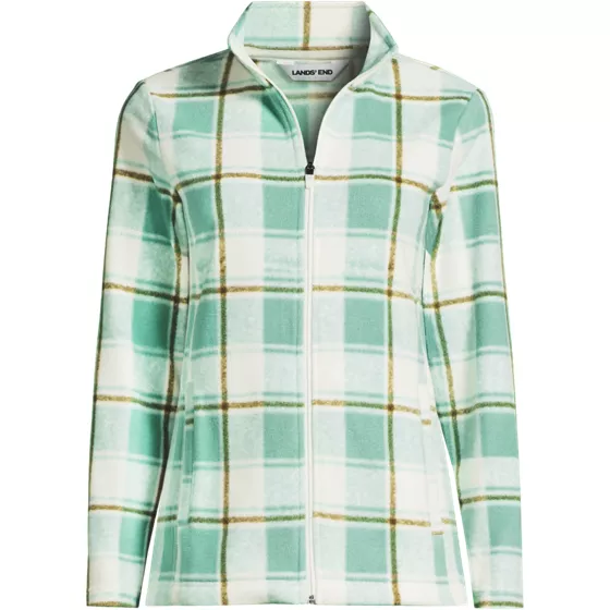 Women's Plus Size Anyweather Fleece Full Zip Print Jacket - primary