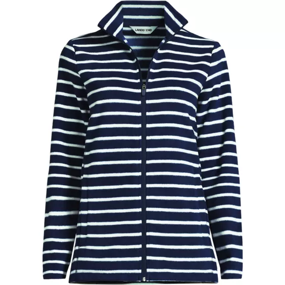 Women's Plus Size Anyweather Fleece Full Zip Print Jacket - primary